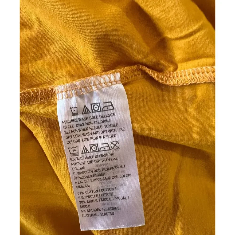 Anybody Cozy Knit Criss Cross Back Long Sleeve Top GOLDEN NWOT SIZE 3XL - Picture 7 of 9